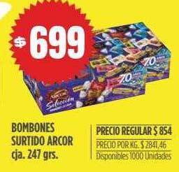 Supermercados Vea Bombones Surtido Arcor oferta