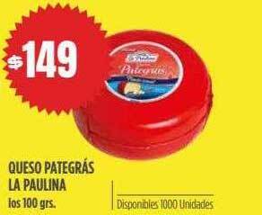 Supermercados Vea Queso Pategrás La Paulina oferta