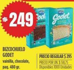 Supermercados Vea Bizcochuelo Godet oferta
