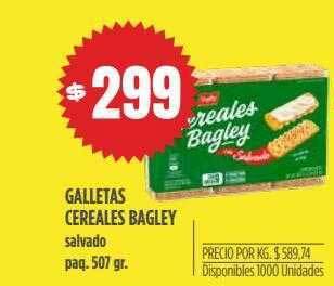 Supermercados Vea Galletas Cereales Bagley oferta