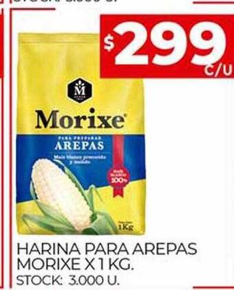 Supermercados DIA Harina Para Arepas Morixe oferta