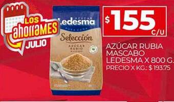 Supermercados DIA Azúcar Rubia Mascabo Ledesma oferta
