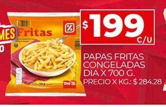 Supermercados DIA Papas Fritas Congeladas Dia oferta
