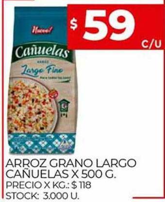 Supermercados DIA Arroz Grano Largo Cañuelas oferta