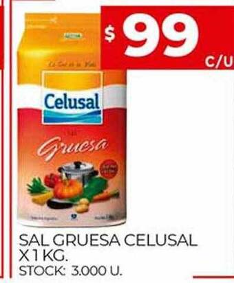 Supermercados DIA Sal Gruesa Celusal oferta