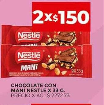 Supermercados DIA Chocolate Con Maní Nestle oferta