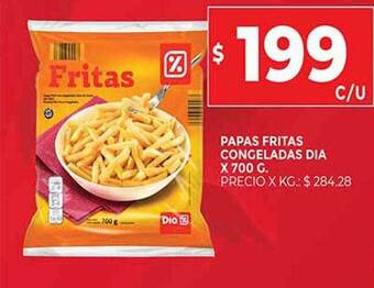 Supermercados DIA Papas Fritas Congeladas Dia oferta