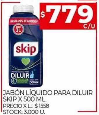 Supermercados DIA Jabón Líquido Para Diluir Skip oferta