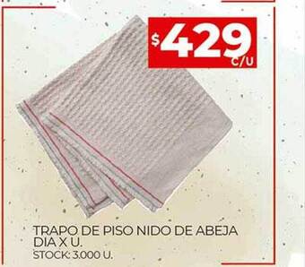 Supermercados DIA Trapo De Piso Nido De Abeja Dia oferta