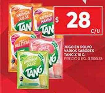Supermercados DIA Jugo En Polvo Varios Sabores Tang oferta