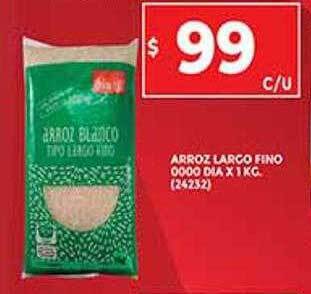 Supermercados DIA Arroz Largo Fino 0000 Dia oferta
