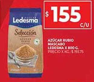 Supermercados DIA Azúcar Rubio Mascabo Ledesma oferta