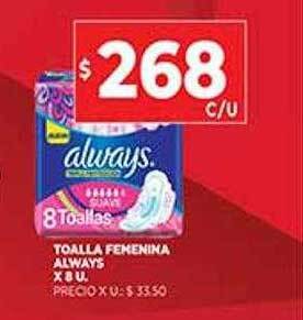 Supermercados DIA Toalla Femenina Always oferta