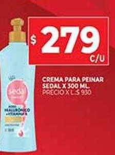 Supermercados DIA Crema Para Peinar Sedal oferta