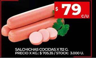 Supermercados DIA Salchichas Cocidas oferta