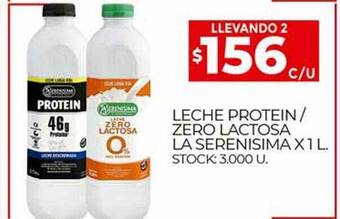 Supermercados DIA Leche Protein Zero Lactosa La Serenisima oferta