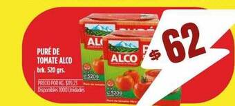 Supermercados Vea Puré De Tomate Alco oferta