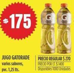 Supermercados Vea Jugo Gatorade oferta