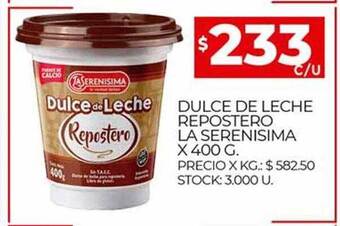 Supermercados DIA Dulce De Leche Repostero La Serenisima oferta
