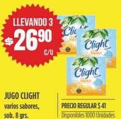 Supermercados Vea Jugo Clight oferta