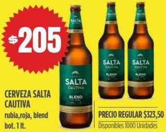 Supermercados Vea Cerveza Salta Cautiva oferta
