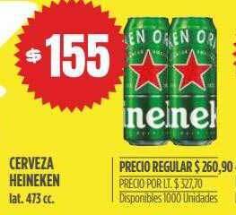 Supermercados Vea Cerveza Heineken oferta