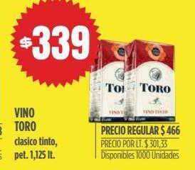 Supermercados Vea Vino Toro oferta