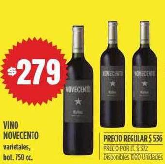 Supermercados Vea Vino Novecento oferta