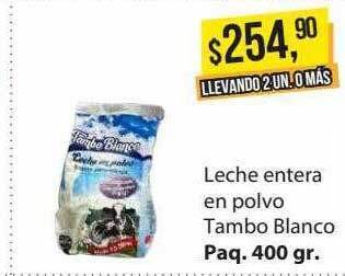 Supermercados Damesco Leche Entera En Polvo Tambo Blanco oferta