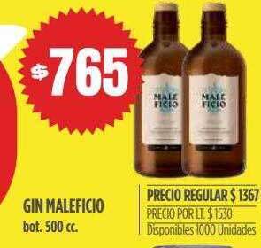 Supermercados Vea Gin Maleficio oferta