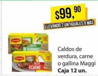 Supermercados Damesco Caldos De Verdura Carne O Gallina Maggi oferta