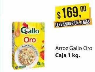 Supermercados Damesco Arroz Gallo Oro oferta