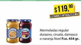 Supermercados Damesco Mermeladas Regular Durazno Ciruela Damasco O Naranja Noel oferta
