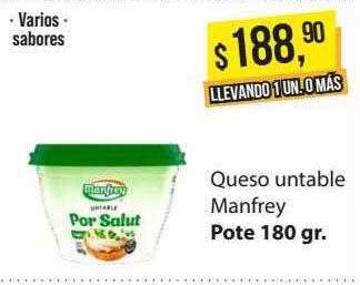 Supermercados Damesco Queso Untable Manfrey oferta