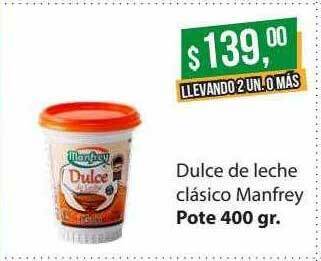 Supermercados Damesco Dulce De Leche Clásico Manfrey oferta