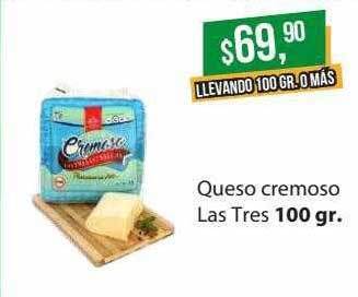 Supermercados Damesco Queso Cremoso Las Tres oferta