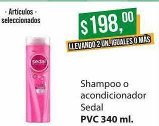 Supermercados Damesco Shampoo O Acondicionador Sedal oferta