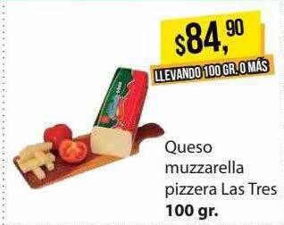 Supermercados Damesco Queso Muzzarella Pizzera Las Tres oferta