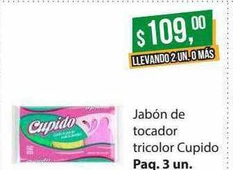 Supermercados Damesco Jabón De Tocador Tricolor Cupido oferta