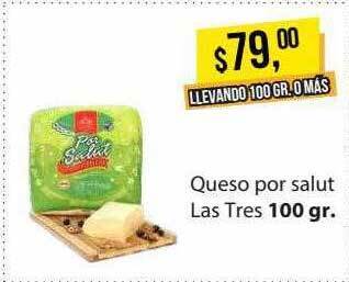 Supermercados Damesco Queso Por Salut Las Tres oferta