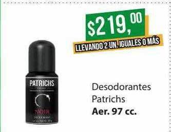 Supermercados Damesco Desodorantes Patrichs oferta