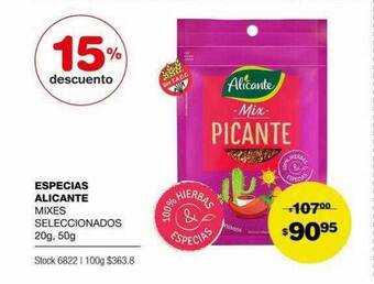 Atomo Conviene Especias Alicante 15% Descuento oferta