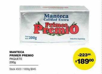 Atomo Conviene Manteca Primer Premio oferta