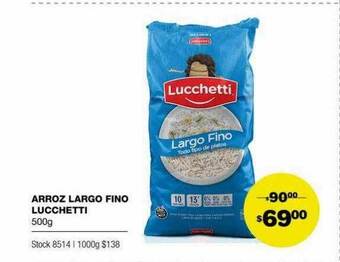 Atomo Conviene Arroz Largo Fino Lucchetti oferta