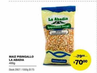 Atomo Conviene Maiz Pisingallo La Abadia oferta