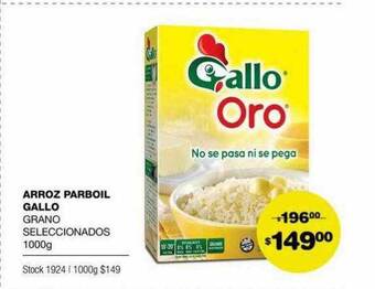Atomo Conviene Arroz Parboil Gallo oferta