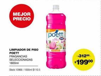 Atomo Conviene Limpiador De Piso Poett oferta