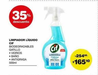 Atomo Conviene Limpiador Líquido Cif 35% Descuento oferta