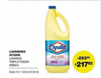 Atomo Conviene Lavandina Ayudin oferta