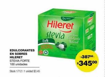 Atomo Conviene Edulcorantes En Sobres Hileret oferta